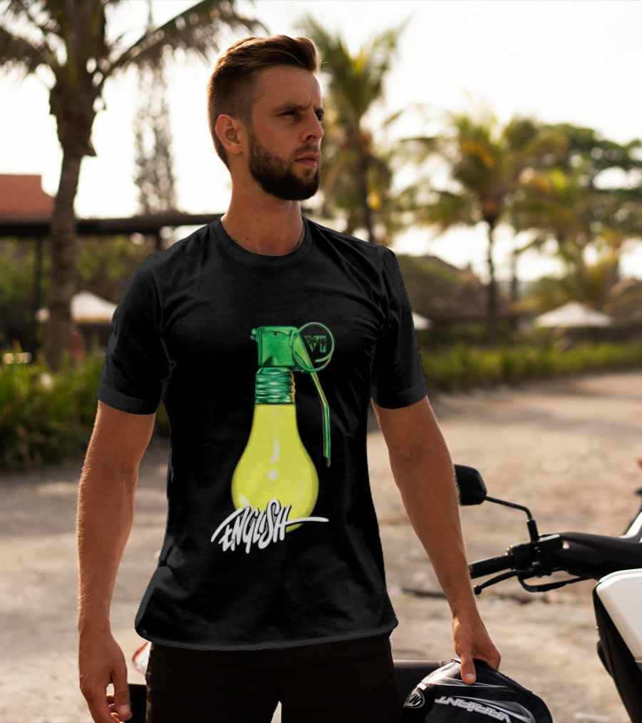 Wynwood Walls Store Ron English Light Bulb Grenade T-Shirt