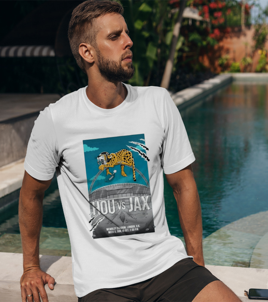 HOU Vs JAX Wembley Stadium London Week 6 Sun 18 Oct 2:30 PM T-Shirt