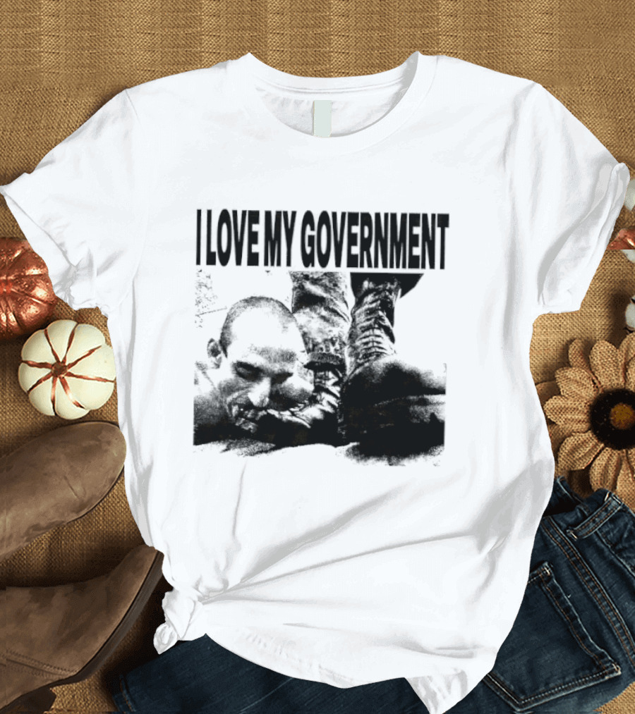 I Love My Government Bootleg Satire Grunge T-Shirt