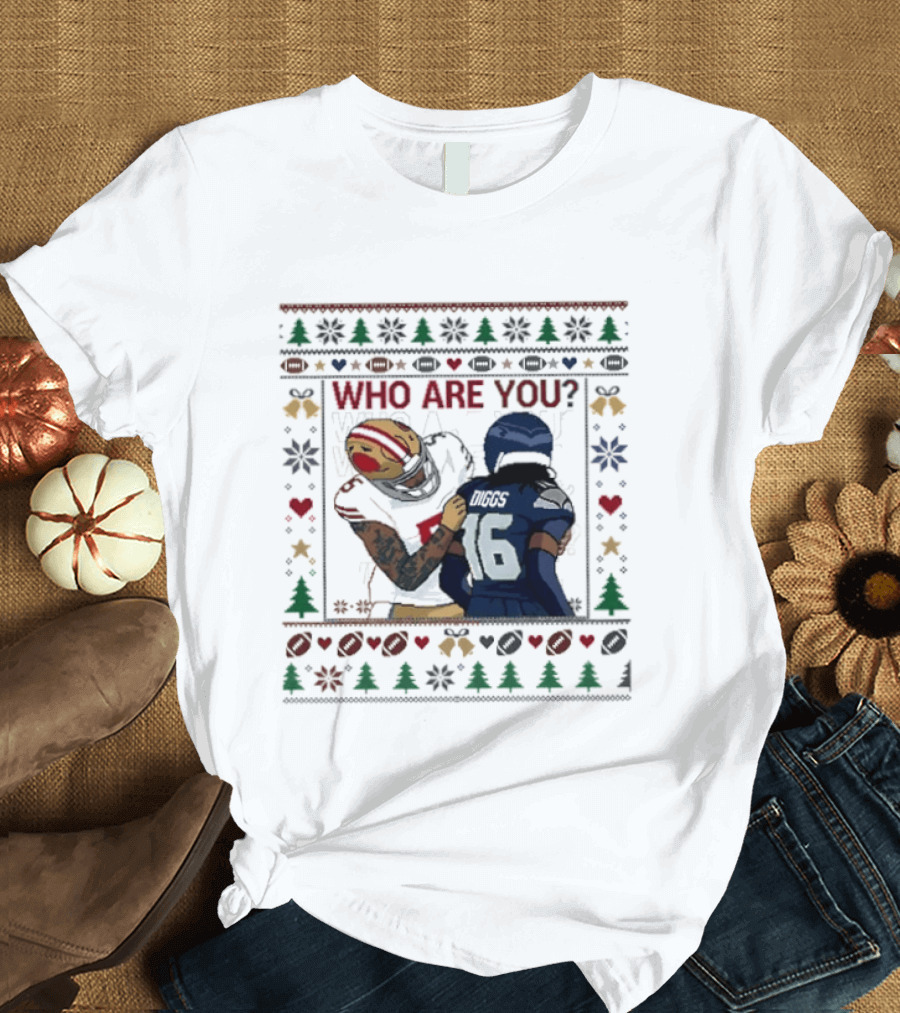 Mike Evans Who Are You Ugly Christmas Sweater Football T-Shirt