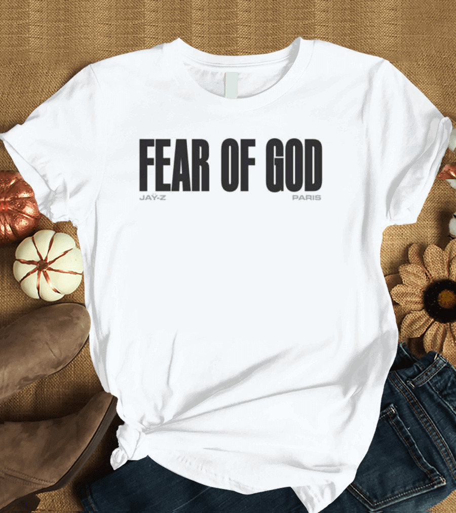 Fear Of God Jay Z Paris Roc Nation Store Pocketless T-Shirt