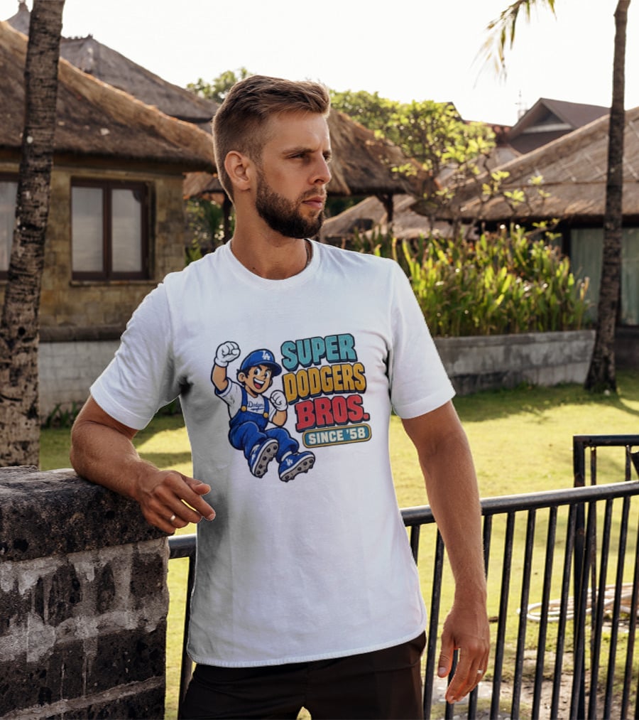 Los Angeles Dodgers Super Bros Since '58 T-Shirt