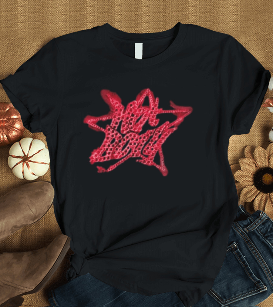 Ayra Starr Red Star Pattern Hot Body T-Shirt