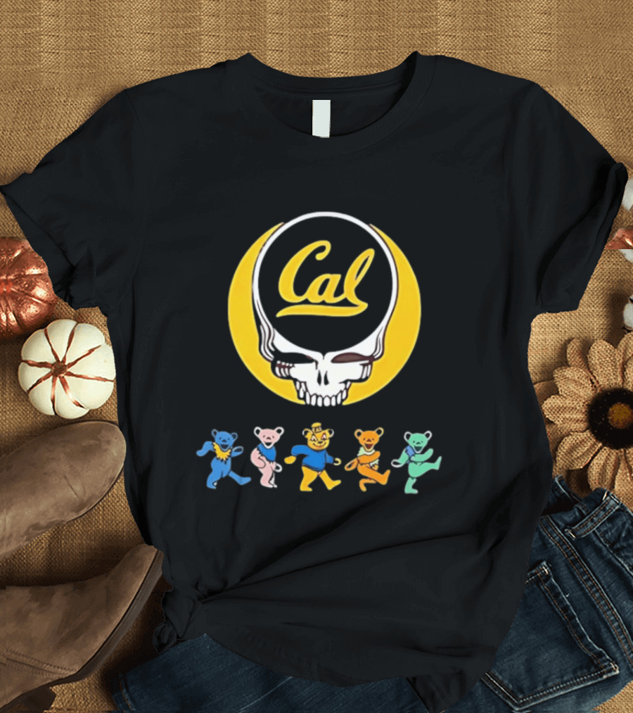 Cal Golden Bears Grateful Dead Steal Your Face Dancing Bears 2026 T-Shirt