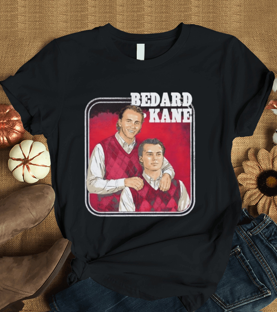 Connor Bedard Patrick Kane Chicago Step Brothers Hockey T-Shirt