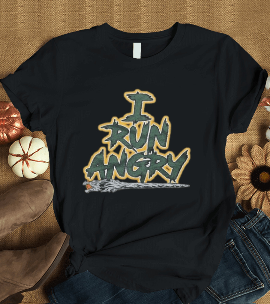MarShawn Lloyd 32 I Run Angry Green Bay Packers T-Shirt