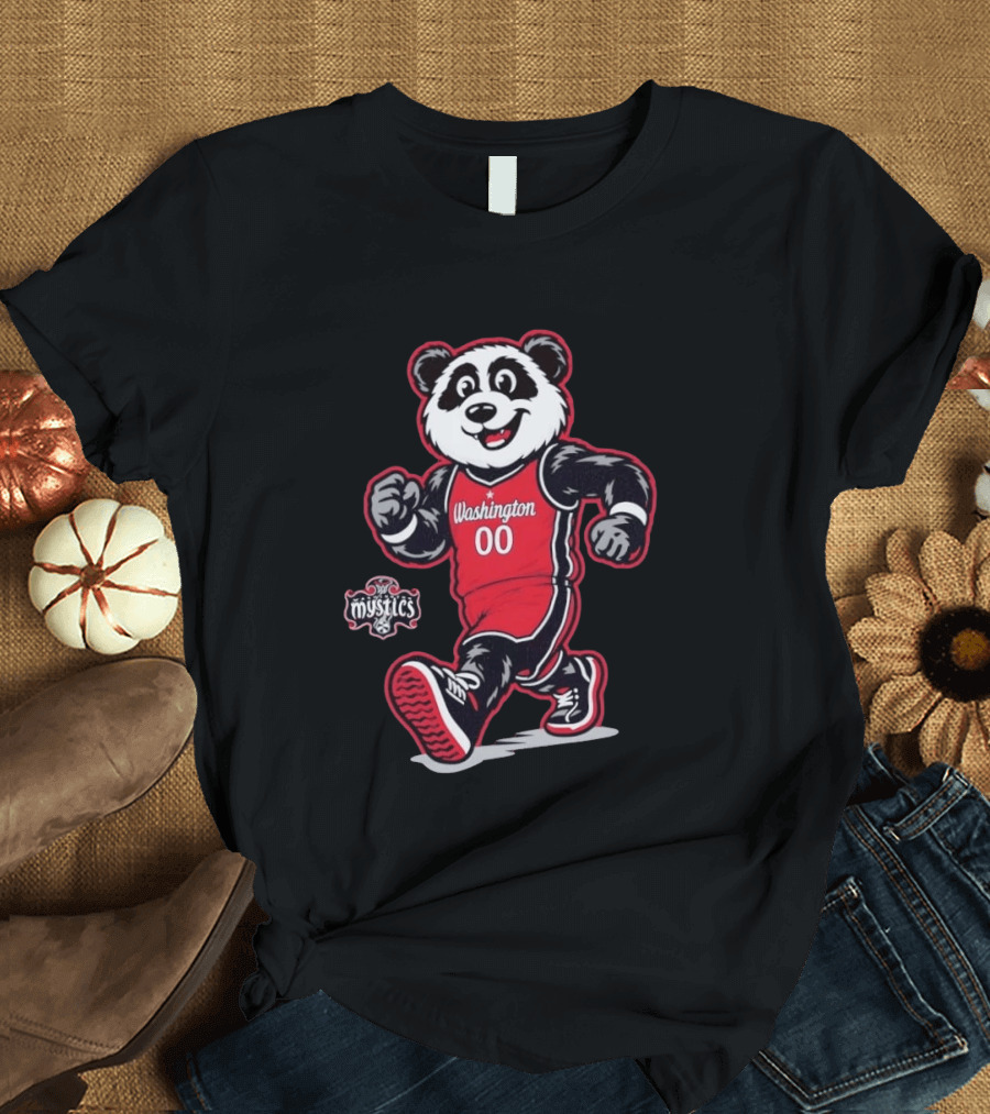 Washington Mystics Panda 00 Jersey T-Shirt