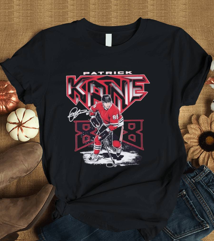 Patrick Kane 88 Chicago Blackhawks Hockey Metal T-Shirt