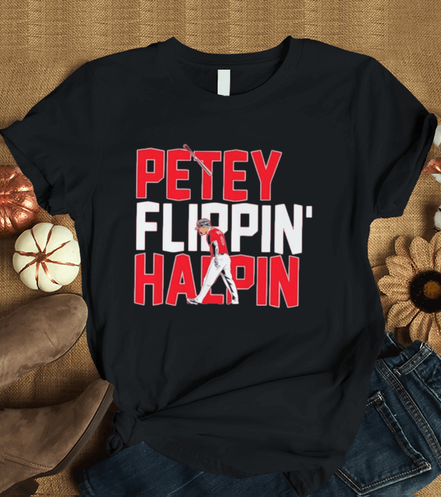 Petey Flippin' Halpin Baseball Cleveland Guardians T-Shirt