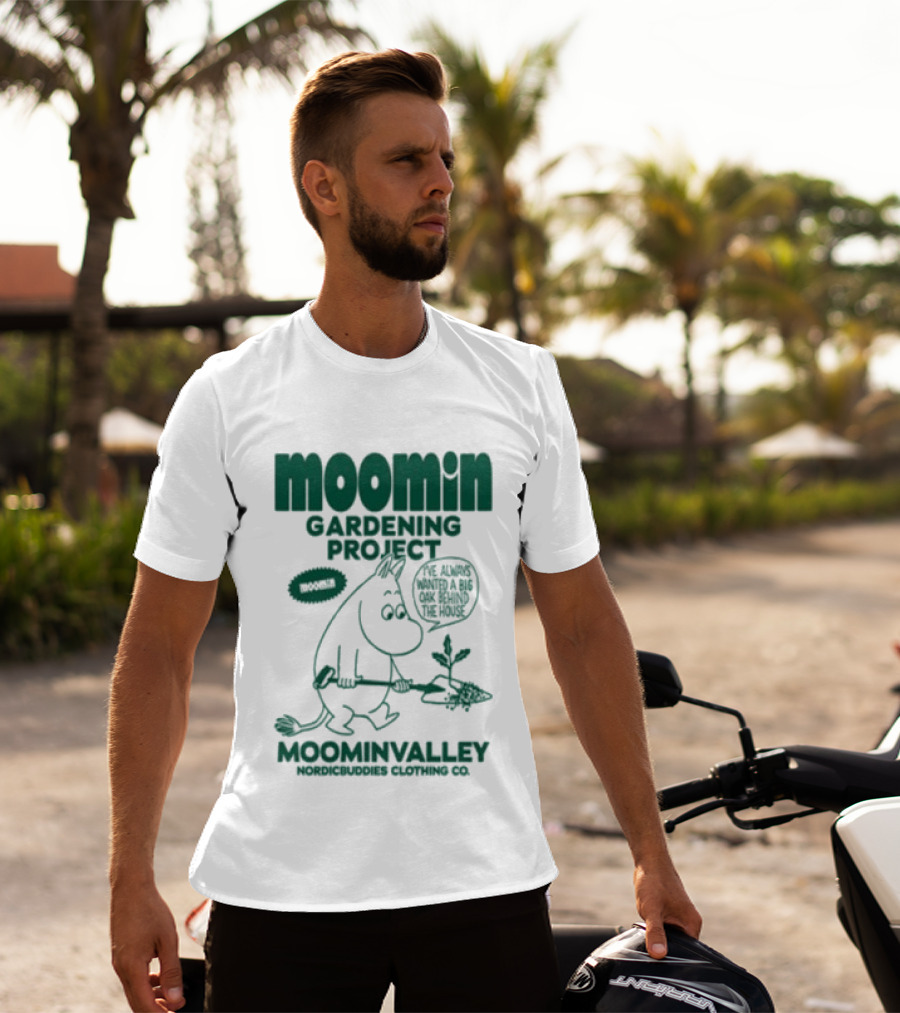 Moomin Gardening Project Moominvalley Backstage Rock T-Shirt