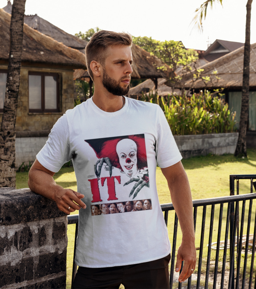 IT Eternal Grin Pennywise Creepy Clown Horror Movie T-Shirt