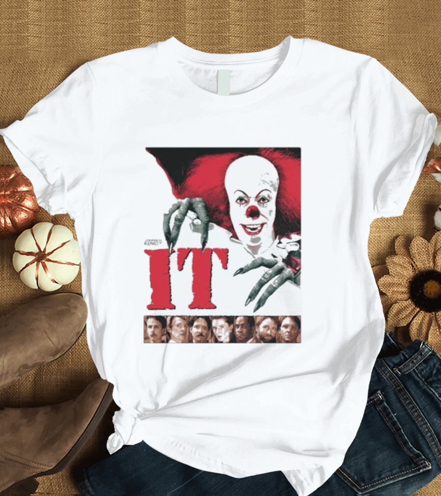 IT Eternal Grin Pennywise Creepy Clown Horror Movie T-Shirt