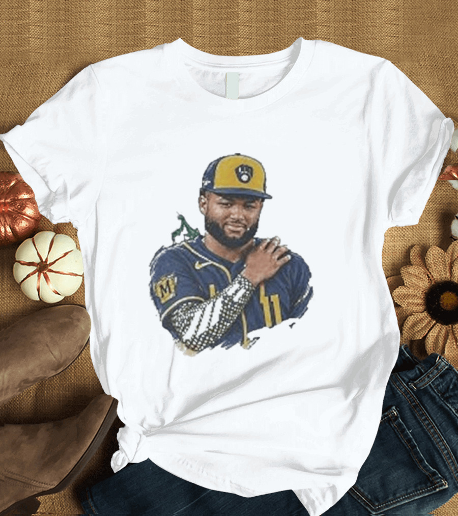 Milwaukee Brewers Jackson Chourio Praying Mantis NLCS 2026 Baseball T-Shirt