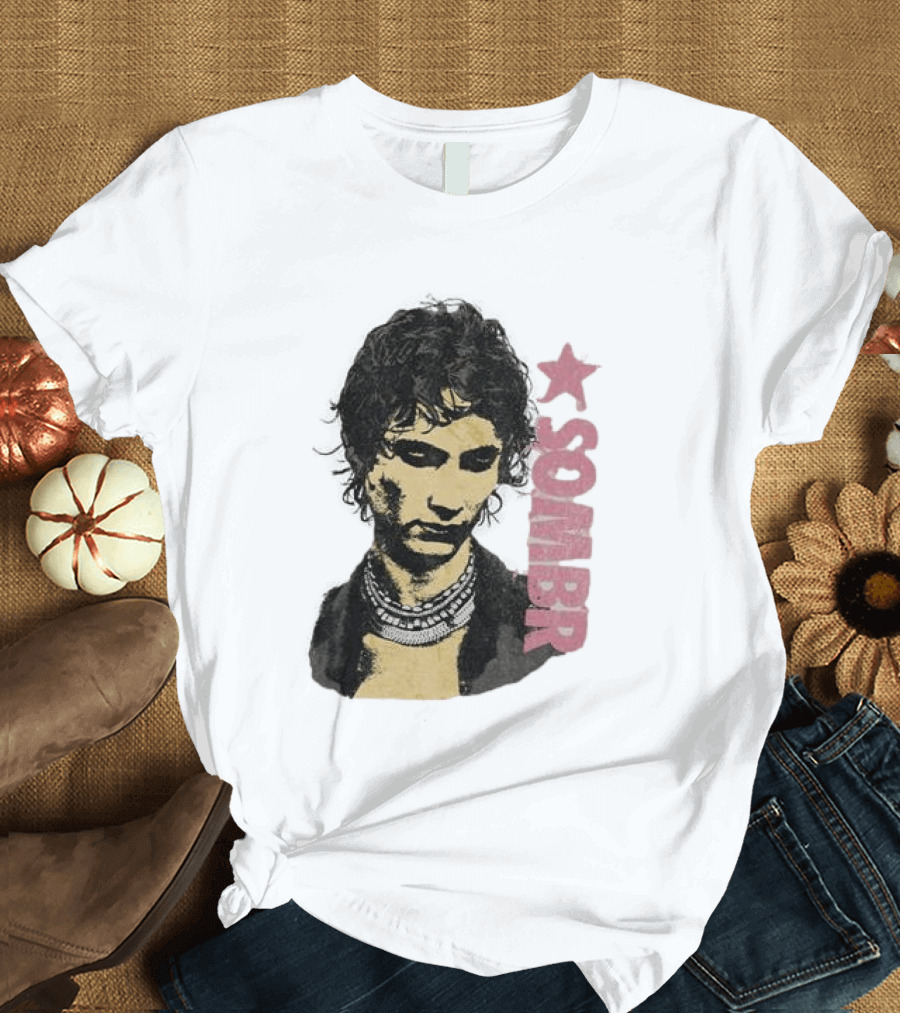 Sombr Store 2026 You Are The Reason Dateback Tour Star T-Shirt