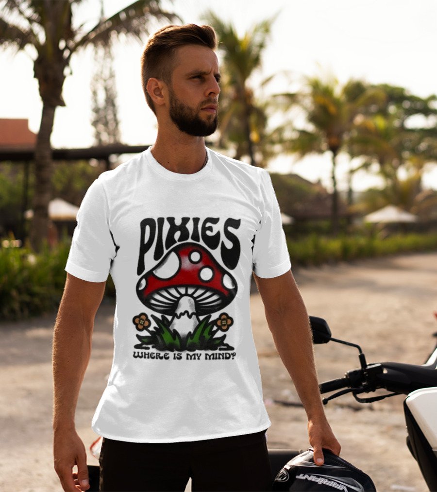 Pixies Where Is My Mind Mushroom T-Shirt