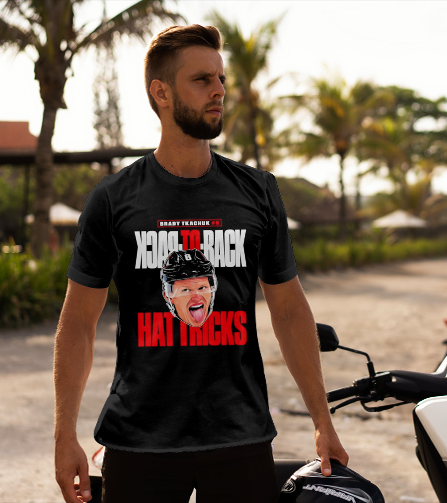 Brady Tkachuk Back To Back Hat Tricks T-Shirt