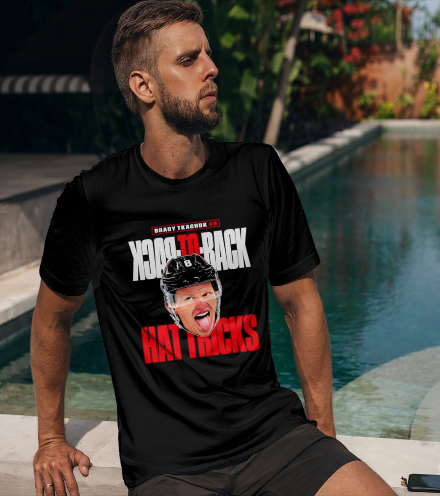 Brady Tkachuk Back To Back Hat Tricks T-Shirt
