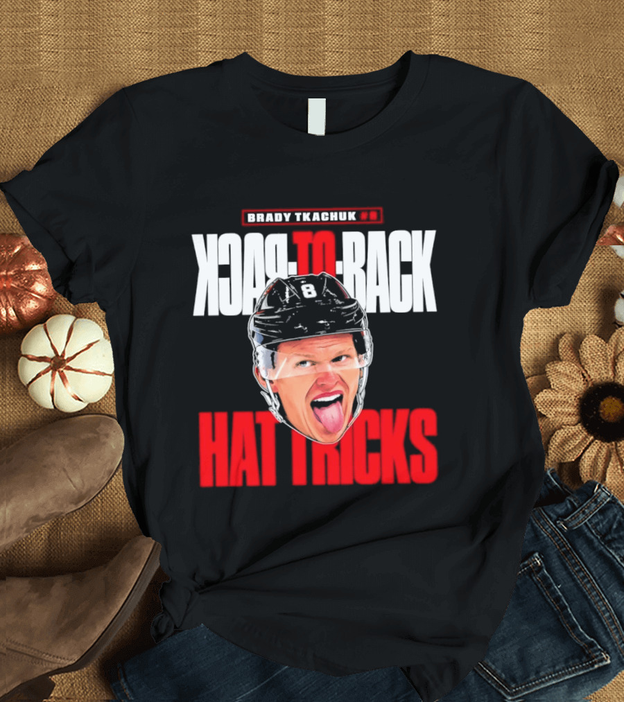 Brady Tkachuk Back To Back Hat Tricks T-Shirt
