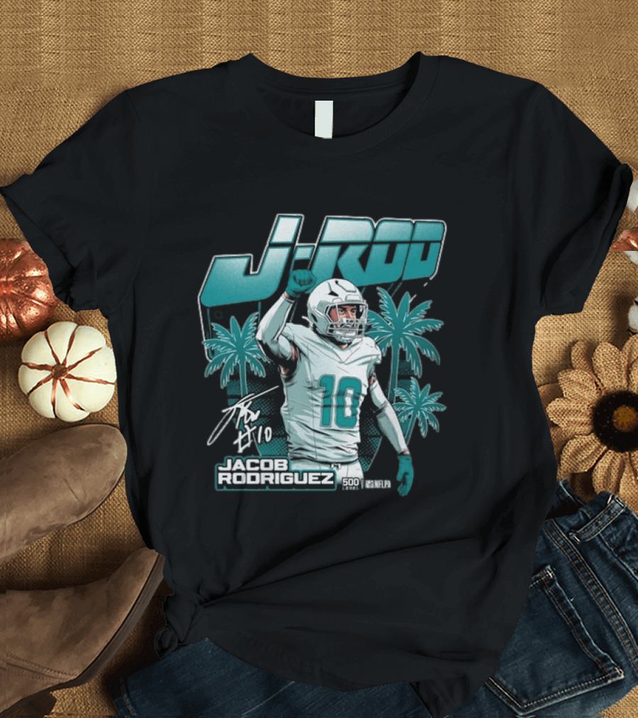 Jacob Rodriguez J Rod Miami Football 500 Wind T-Shirt