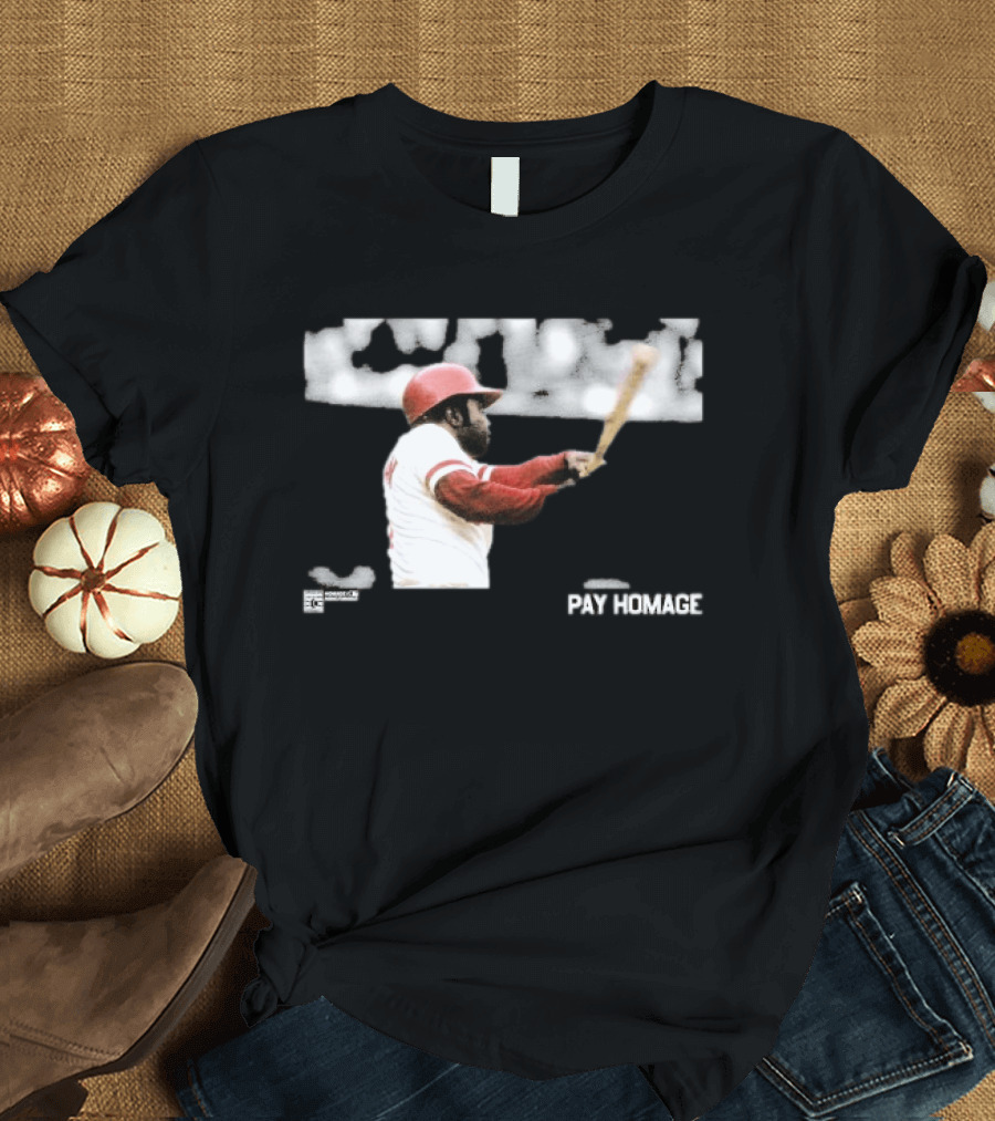 Joe Morgan Baseball Swing Pay Homage T-Shirt