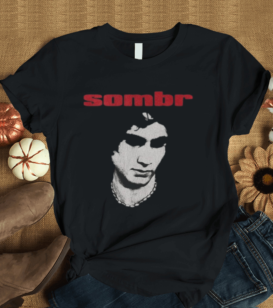 Sombr Store 2026 You Are The Reason Dateback Tour Necklace Face T-Shirt