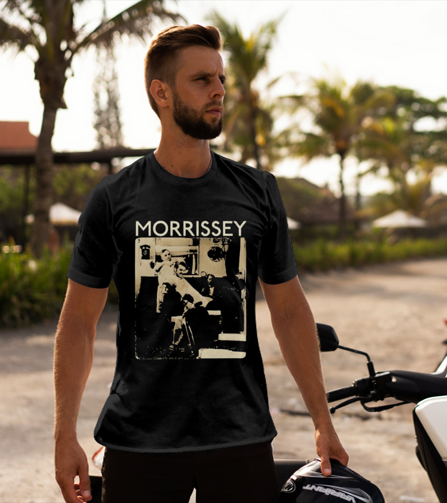 Morrissey Barbershop Scene 2026 Tour T-Shirt