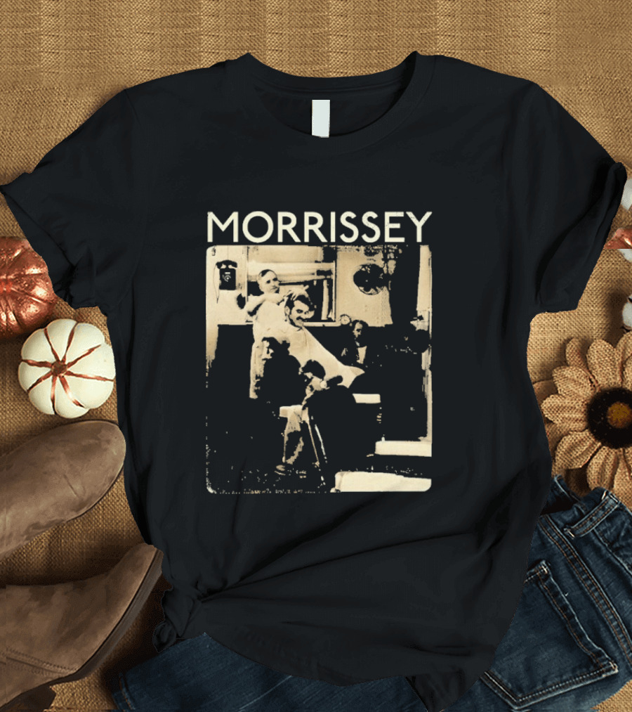 Morrissey Barbershop Scene 2026 Tour T-Shirt