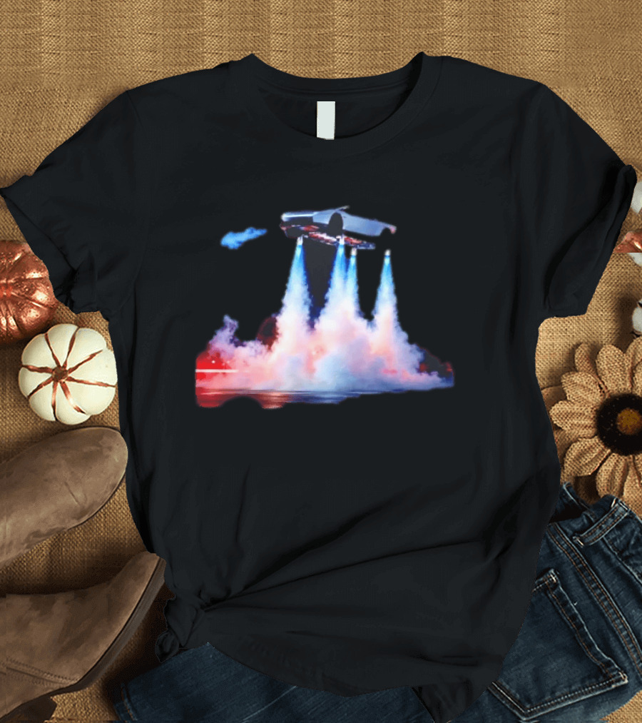 Tesla Flying Car Rocket Launch Innovation T-Shirt