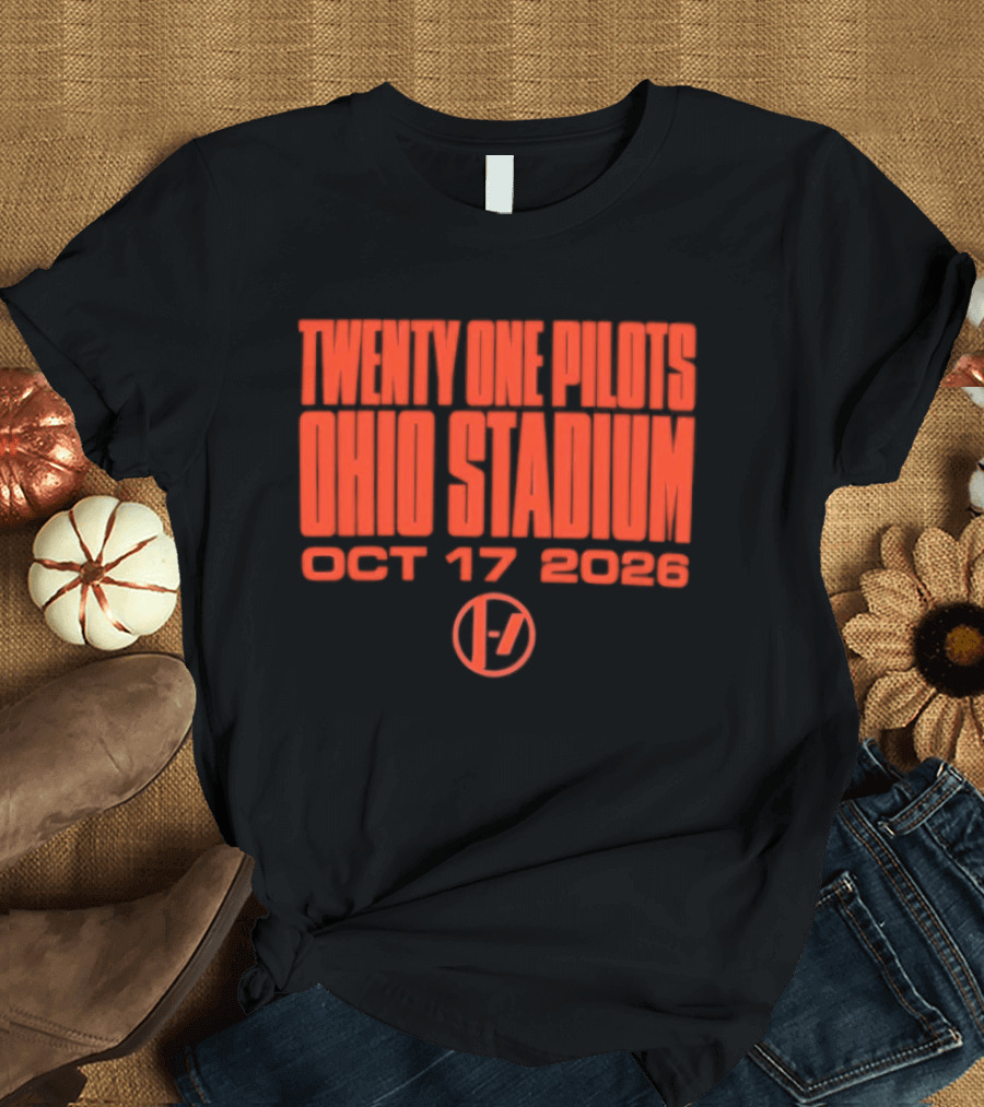 Twenty One Pilots Ohio Stadium Oct 17 2026 Event T-Shirt