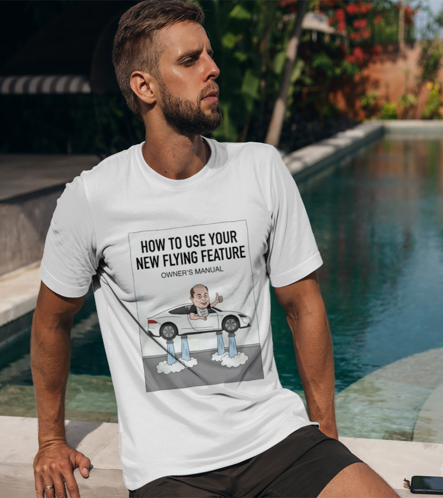 How To Use Your New Flying Feature Owner's Manual Baby Bib T-Shirt