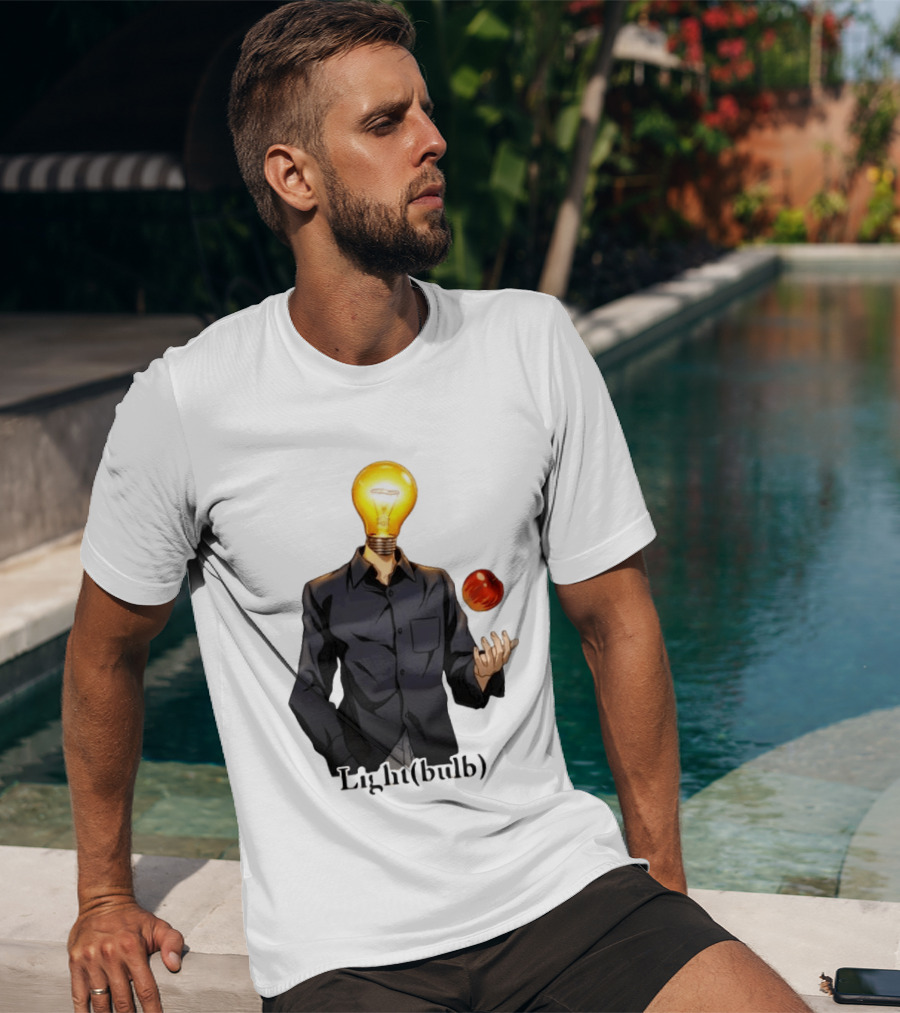Yagami Raito Lightbulb Apple Interaction T-Shirt