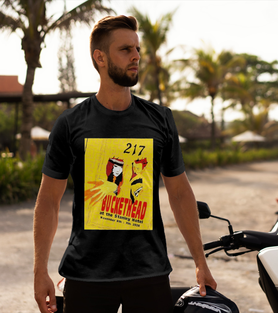 Buckethead 217 At The Stanley Hotel November 6th & 7th 2026 T-Shirt