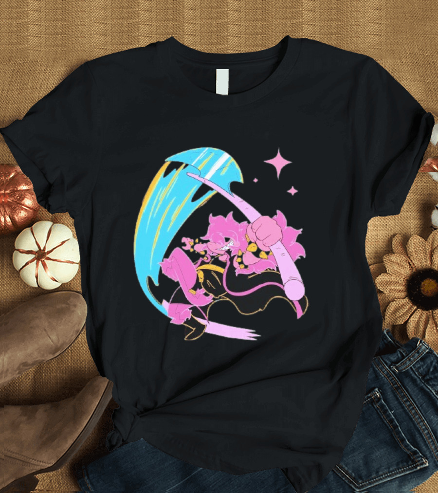 Deltarune Rudebuster Axe Character Slash Attack T-Shirt