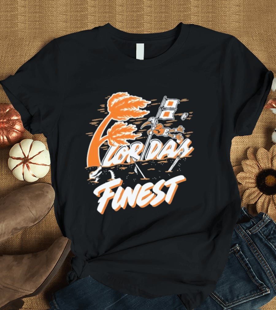 Miami Hurricanes Florida's Finest Palm Tree T-Shirt