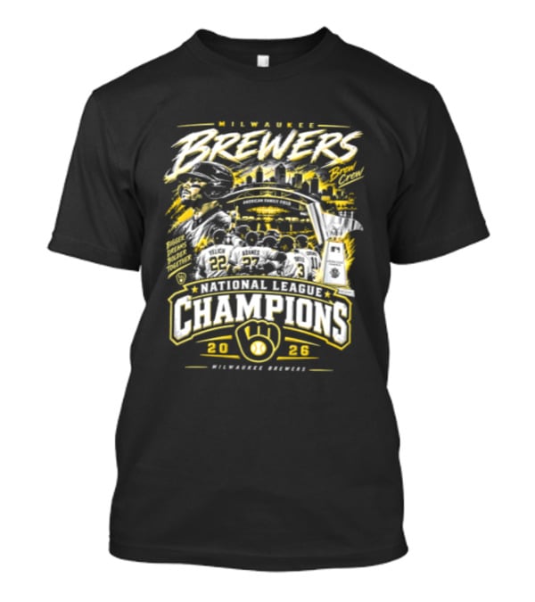 Milwaukee Brewers 2026 National League Champions MLB T-Shirt