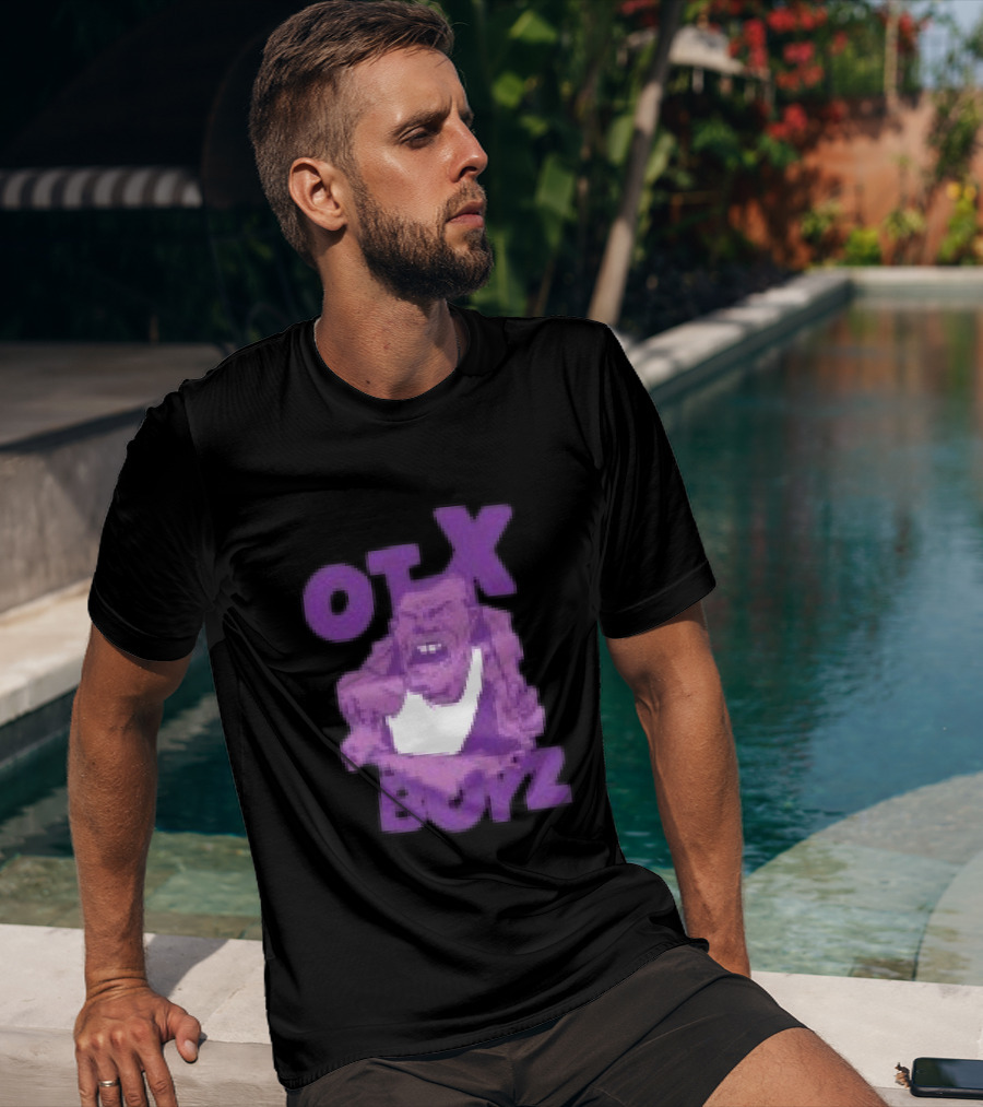 OTX Boyz Purple Character Geezy World Store Breakout T-Shirt