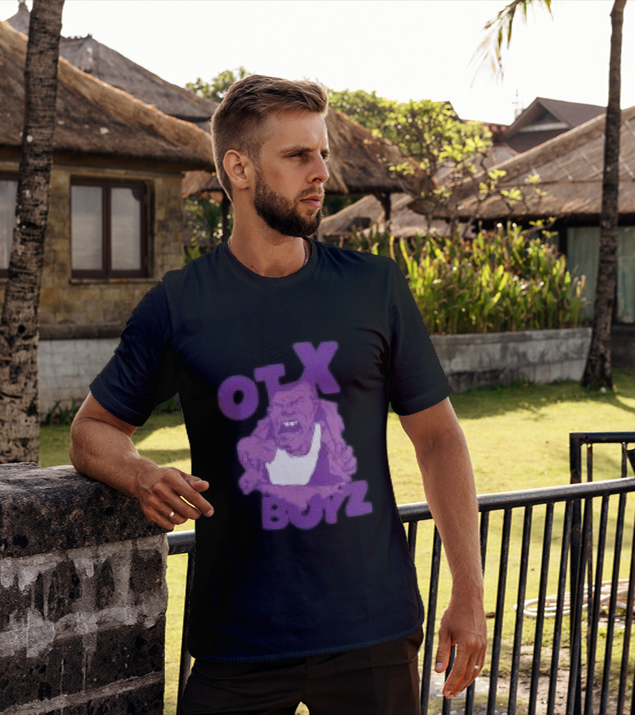 OTX Boyz Purple Character Geezy World Store Breakout T-Shirt