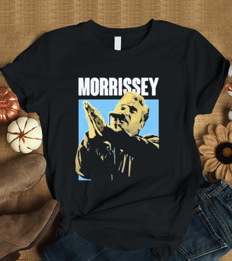 Morrissey Pop Praise Iconic Clapping Microphone T-Shirt