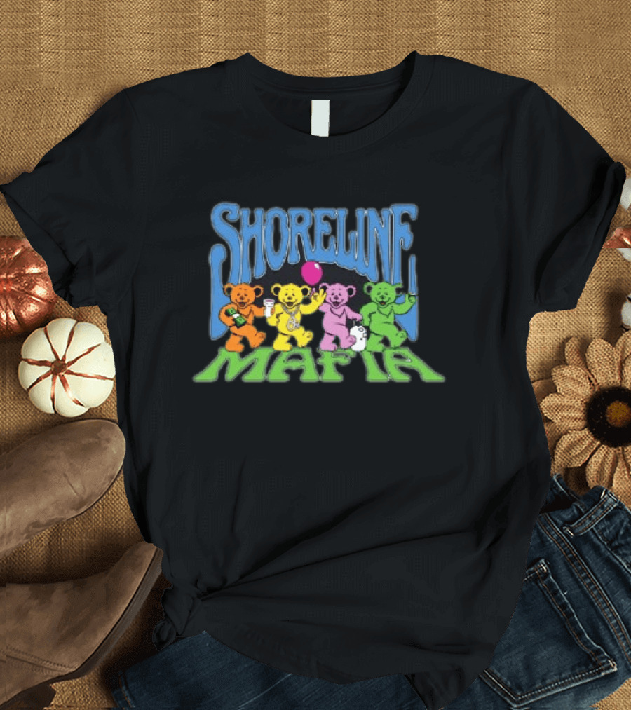 Shoreline Mafia Gummy Bear Crew Pullover Geezy World Store T-Shirt