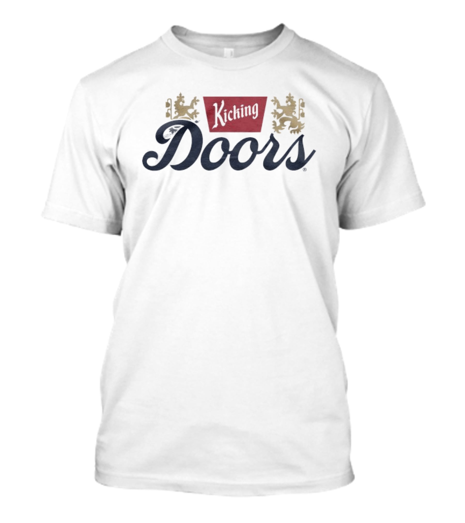 Kicking Doors Coors Light Crest Lions T-Shirt