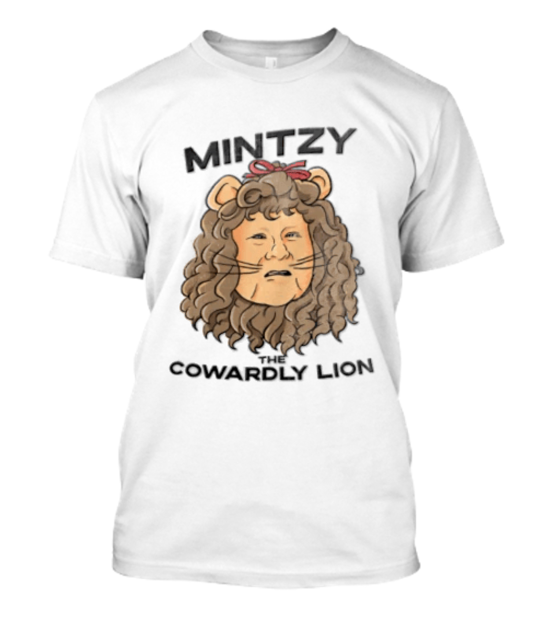 Mintzy The Cowardly Lion Wizard Of Oz T-Shirt