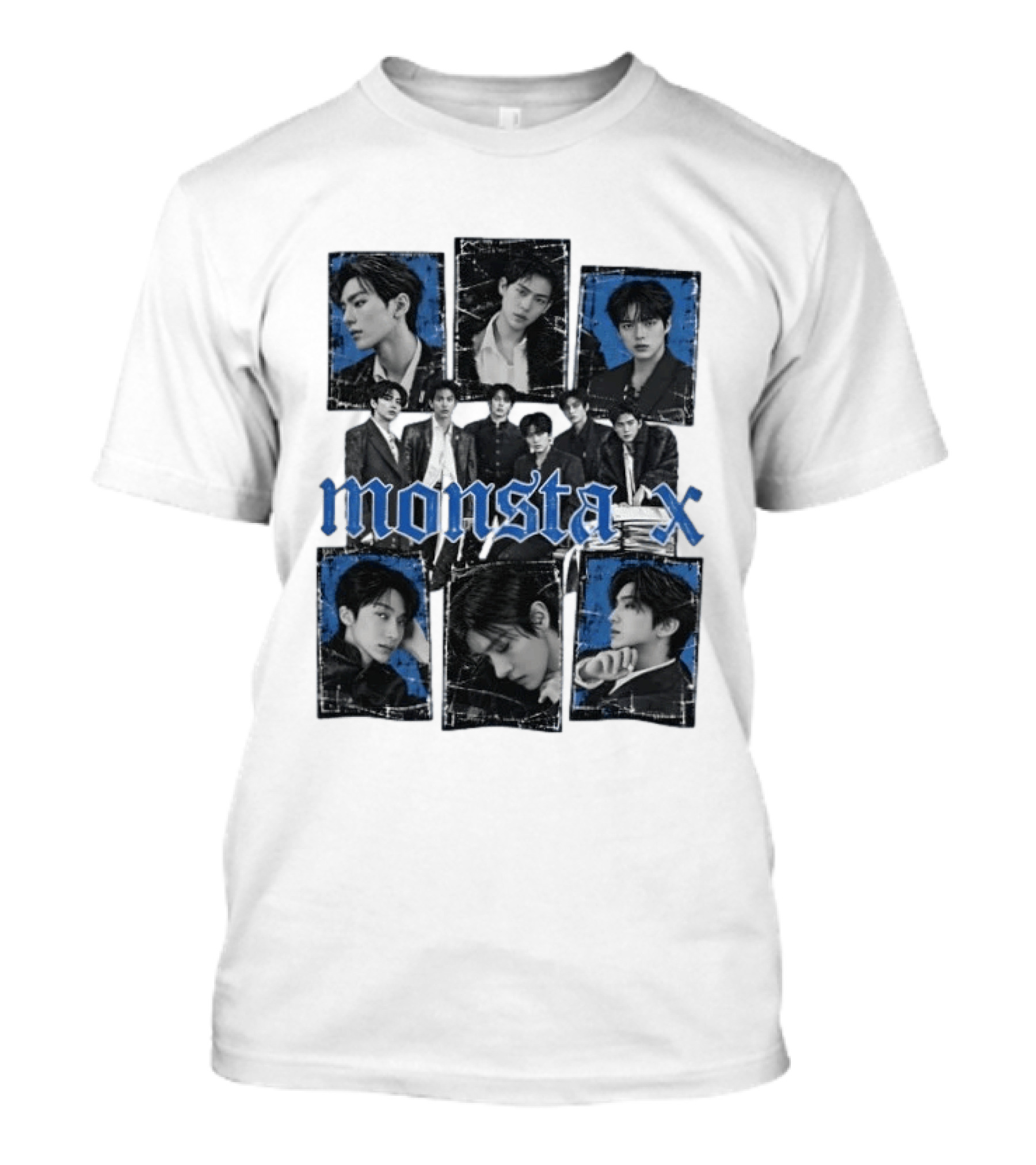 Monsta X World Tour The X Nexus Concert Photos Collage T-Shirt