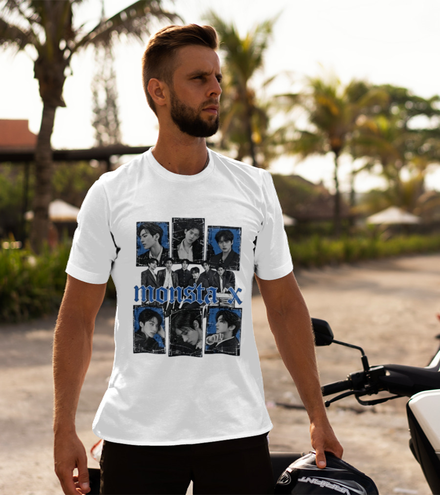 Monsta X World Tour The X Nexus Concert Photos Collage T-Shirt