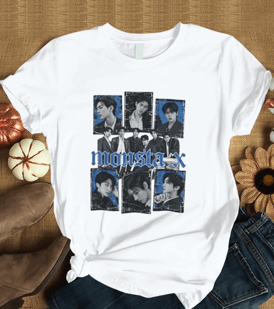 Monsta X World Tour The X Nexus Concert Photos Collage T-Shirt