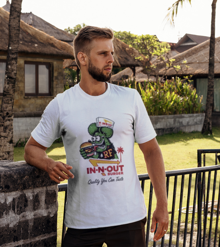 Rat Fink In N Out Burger Quality You Can Taste Collaboration T-Shirt
