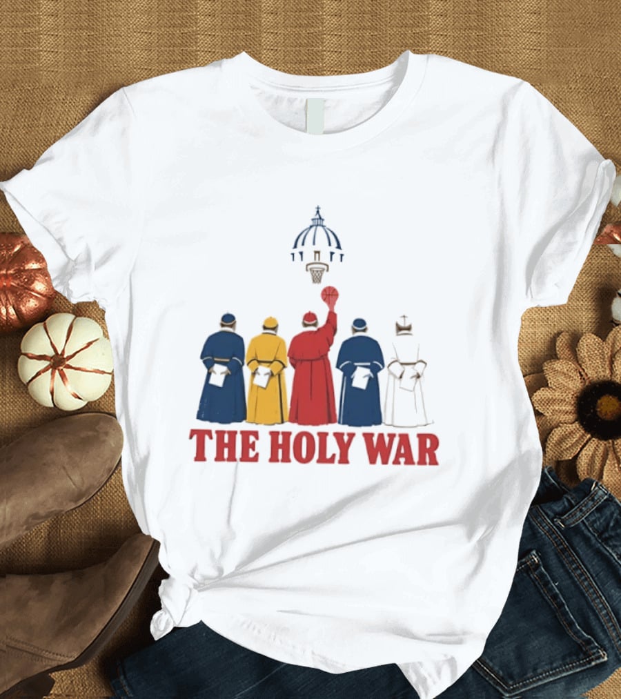 The Holy War Basketball Clergy Team Colors Basketball Dunk T-Shirt