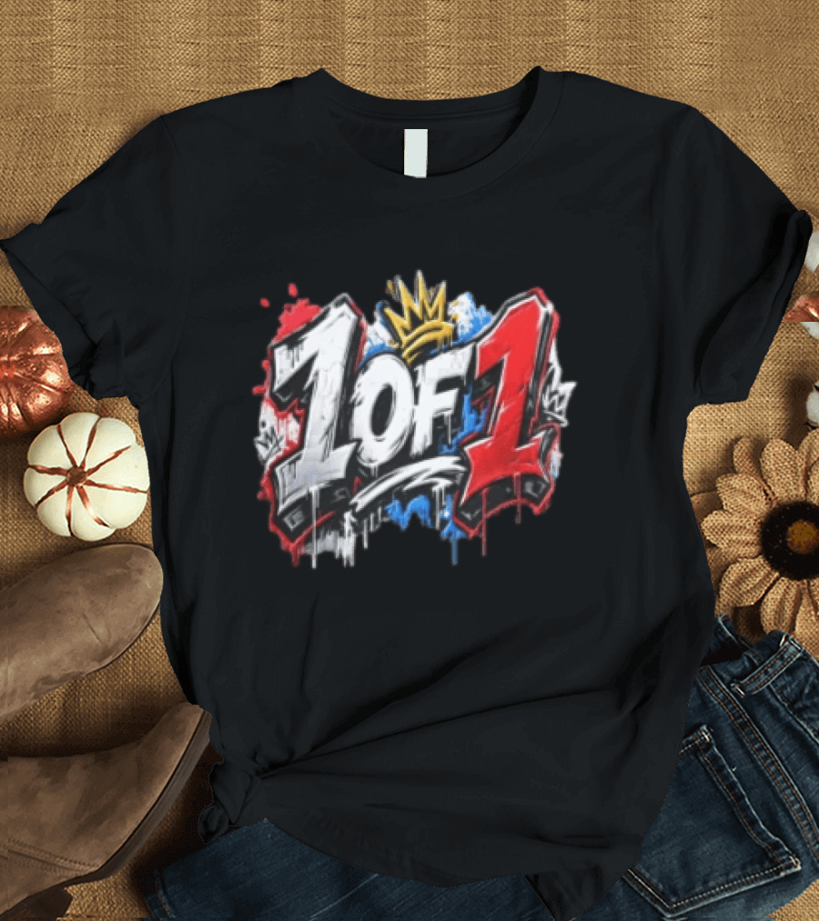 1 Of 1 Graffiti Crowns Splatter Bold Street T-Shirt