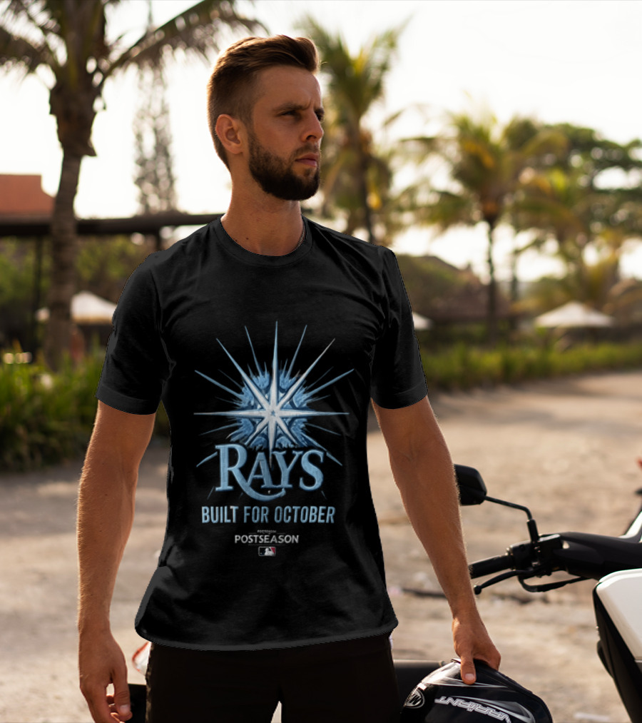 Tampa Bay Rays Built For October MLB Postseason T-Shirt