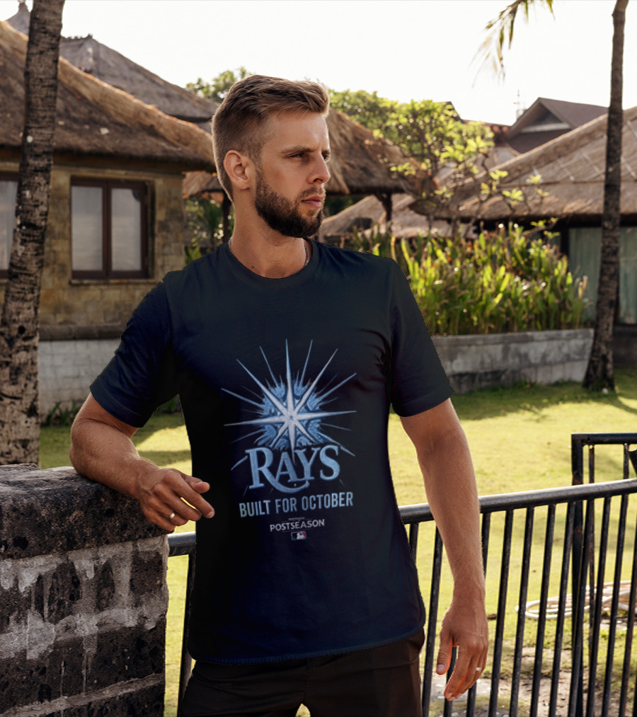 Tampa Bay Rays Built For October MLB Postseason T-Shirt