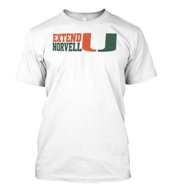 Extend Norvell Miami Hurricanes U T-Shirt